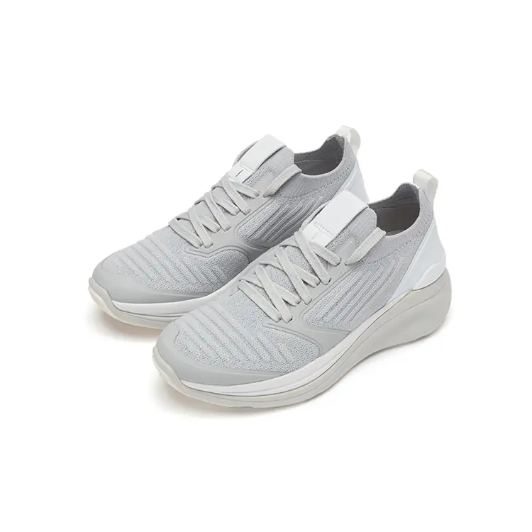 Wholesale Classic Custom Brand Logo Women Men Fashion Sneakers Knit Upper Running Shoes