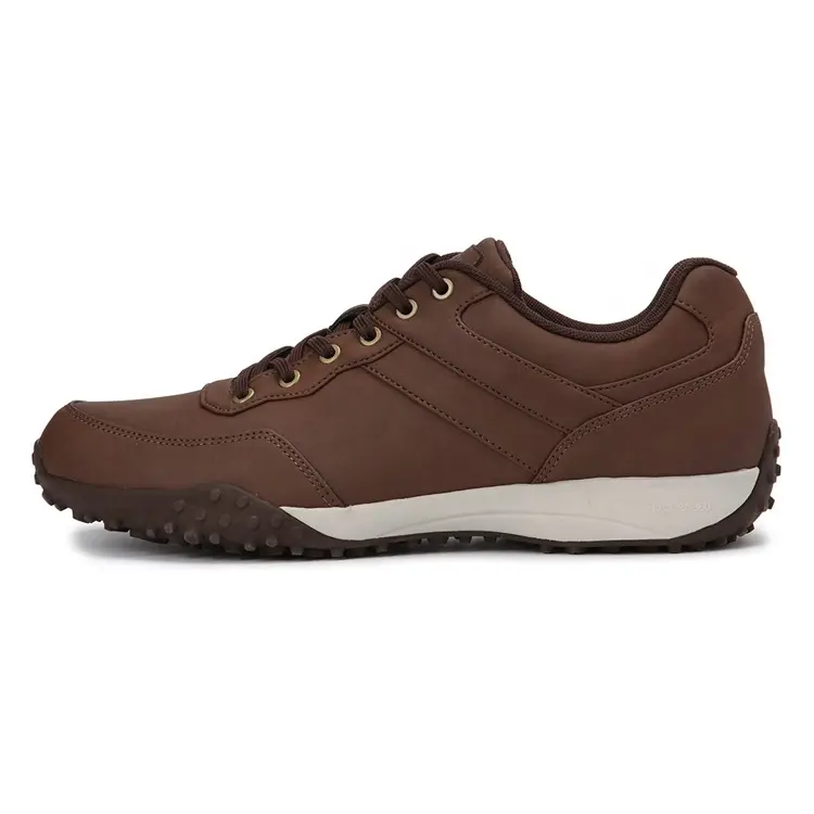 China  Hot Selling Low Price Customized Logo Brown MD Rubber Anti-slippery Light Weight Brand Casual Shoes for Men
