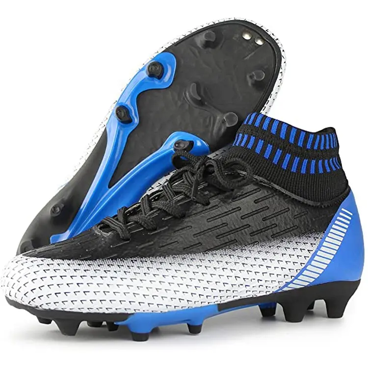 Outdoor Athletic Firm Ground  Sock Ankle Care Performance Soccer Cleats Football Shoes